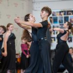 Ballroom and Latin Dance Class Students Practicing at Grand Dance Studio in Thornhill