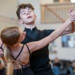 Ballroom and Latin Dance Class Students Practicing at Grand Dance Studio in Thornhill